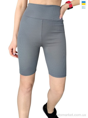 Купить Велосипедки жіночі 51771 т.сірий Sport style сірий