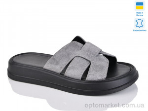 Купить Шльопанці жіночі 518 сір.з. Sali сірий