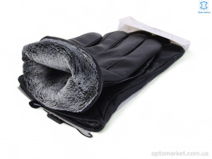 Рукавички чоловічі 52-6 black Paidi чорний  оптом от Optomarket