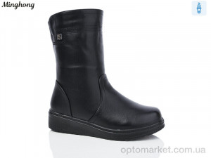 Купить Чоботи жіночі 525 Minghong чорний