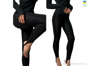 Купить Лосини жіночі 5262 чорний Sport style чорний