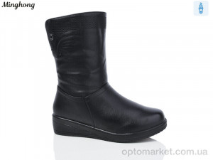 Купить Чоботи жіночі 527 Minghong чорний