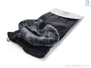 Рукавички чоловічі 53-3 black батал Paidi чорний  оптом от Optomarket