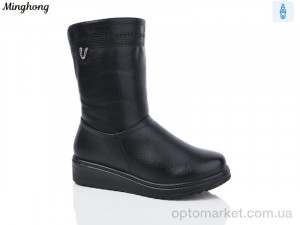Купить Чоботи жіночі 530 Minghong чорний