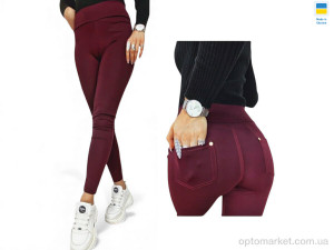 Купить Лосини жіночі 531 бордовий Margo бордовий