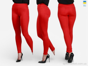 Купить Лосини жіночі 531 червоний Sport style червоний