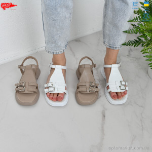 Босоніжки жіночі 538 білий к. ARTO білий  оптом от Optomarket