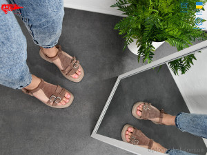 Босоніжки жіночі 538 кофе з. ARTO коричневий оптом от Optomarket