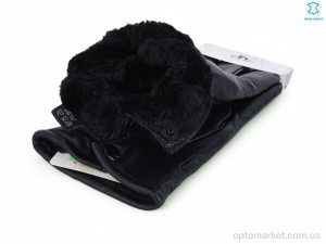 Рукавички чоловічі 54-3 black Paidi чорний  оптом от Optomarket