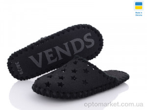 Капці жіночі 540 чорний Vends чорний  оптом от Optomarket