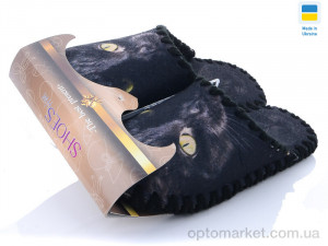 Капці жіночі 542 Vends чорний  оптом от Optomarket