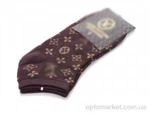 Купить Шкарпетки жіночі 547 L.uis Vuitton коричневий