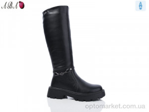 Купить Чоботи жіночі 55-1 Aba чорний