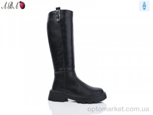 Купить Чоботи жіночі 55-5 Aba чорний
