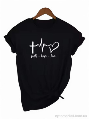 Купить Футболка жіночі 55 black Riza чорний