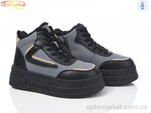 Купить Черевики жіночі 554-563 Бабочка-Mengfuna-AESD сірий