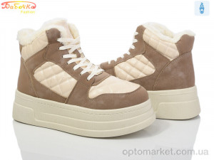 Купить Черевики жіночі 554-602 Бабочка-Mengfuna-AESD бежевий