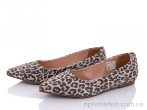 Купить Балетки жіночі 559880 КалориЯ бежевий
