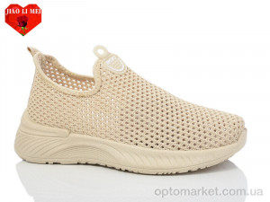 Купить Кросівки жіночі 563-5 Jiao Li Mei бежевий