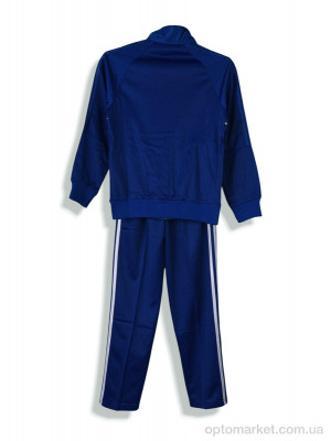 Спортивний костюм дитячі 565-2 3-смужки електрик Lidong синій  оптом от Optomarket