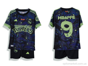 Спортивний костюм дитячі 577 MBAPPE синьо-зелений A.idas синій  оптом от Optomarket