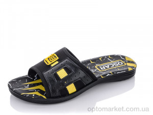Купить Шльопанці чоловічі 58-14 желтый Oscar чорний