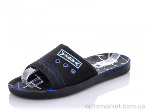 Купить Шльопанці чоловічі 58-16 черно-синий Oskar чорний