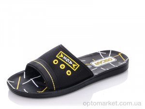 Купить Шльопанці чоловічі 58-16 желтый Oscar чорний