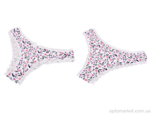 Трусы жіночі 5800-3 white (2XL;3XL;4XL) Miss Emma білий  оптом от Optomarket