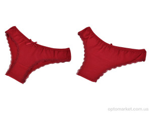 Трусы жіночі 5800-7 bordo (2XL;3XL;4XL) Miss Emma бордовий  оптом от Optomarket