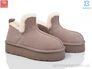Купить Уги жіночі 5804 khaki PLPS коричневий