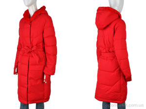 Пальто жіночі 5858 (12063) red YZR червоний  оптом от Optomarket
