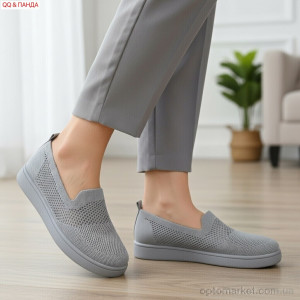 Сліпони жіночі 5864-1-5 QQ&Панда сірий  оптом от Optomarket