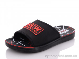 Купить Шльопанці дитячі 59-3 красный Oscar чорний