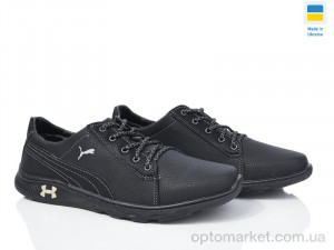 Кросівки чоловічі 59 чорний Yulius чорний  оптом от Optomarket