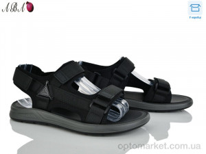 Купить Сандалі чоловічі 598-1 Aba чорний