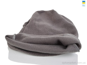 Балаклава чоловічі 6-01 сірий фліс Gi сірий  оптом от Optomarket