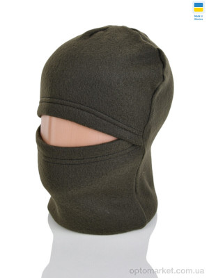 Купить Балаклава чоловічі 6-02 зелений фліс Gi зелений