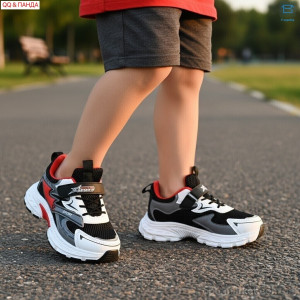 Кросівки дитячі 6-142-1 QQ&Панда чорний  оптом от Optomarket