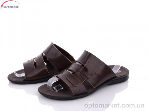 Купить Шльопанці чоловічі 6-Ш-F-Sport brown 4 Oscar коричневий