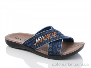 Купить Шльопанці чоловічі 6 синій Oscar синій