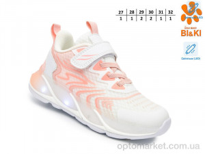 Кросівки дитячі 60002H LED Bi&Ki білий  оптом от Optomarket