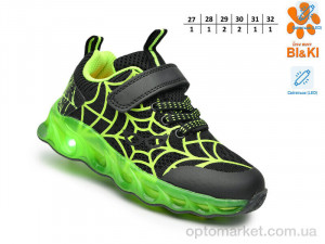 Кросівки дитячі 60006A LED Bi&Ki чорний  оптом от Optomarket