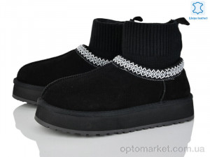 Купить Уги жіночі 6051 black Canoa чорний