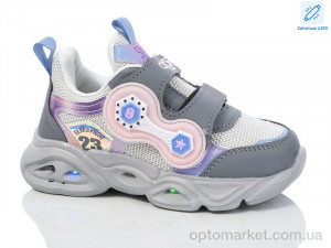 Купить Кросівки дитячі 6079-3 LED BBT сірий