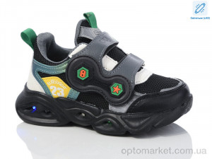 Купить Кросівки дитячі 6079-6 LED BBT чорний