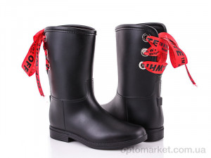 Купить Гумове взуття жіночі 608-1R черный Class Shoes чорний