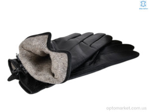 Рукавички чоловічі 61-4 black олень Paidi чорний  оптом от Optomarket