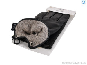 Рукавички чоловічі 61-5 black олень Paidi чорний  оптом от Optomarket