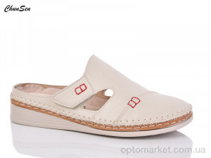 Купить Шльопанці жіночі 6105-7 Chunsen бежевий